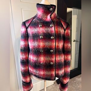 Free People Wool Blend Coat, size S